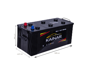 Акумулятор стартерний 6СТ-190 АПЗ (+/-) KAINAR